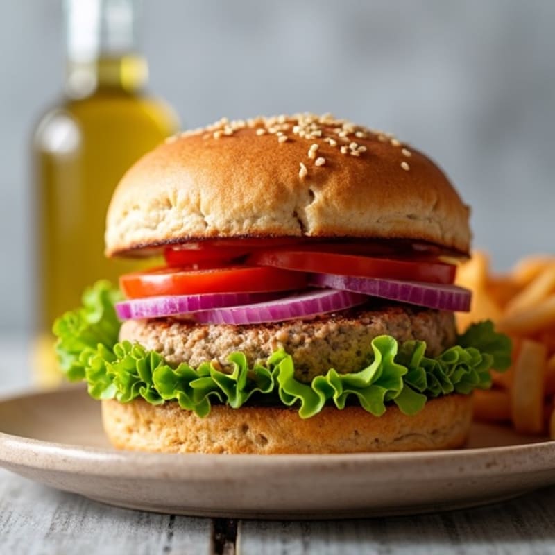 Grilled Lean Turkey Burger