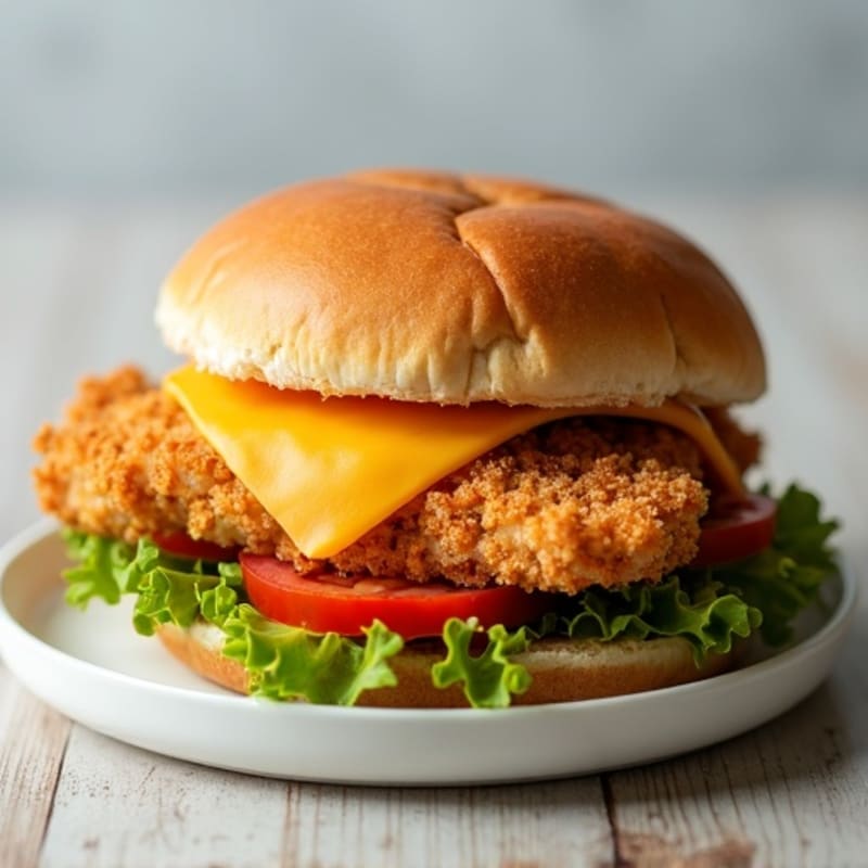 Crispy Baked Chicken Breast Sandwich