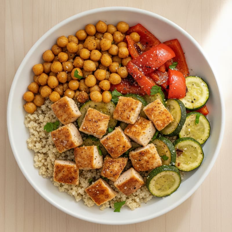 Quinoa Power Bowl with Roasted Vegetables