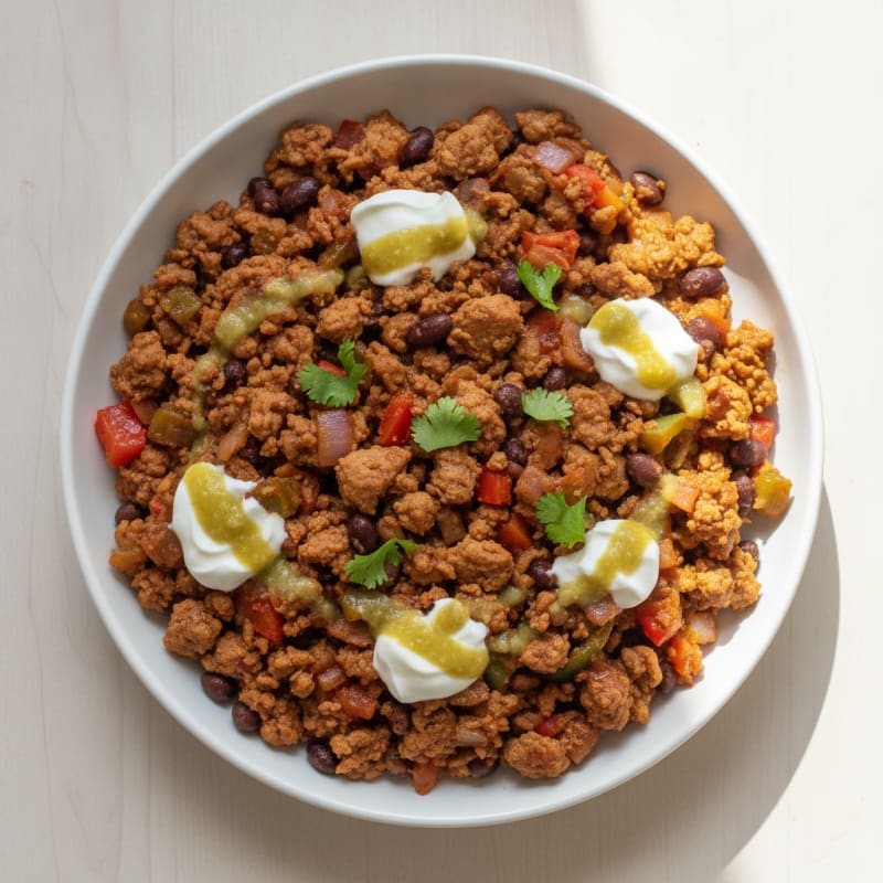 Southwest Ground Turkey Taco Skillet