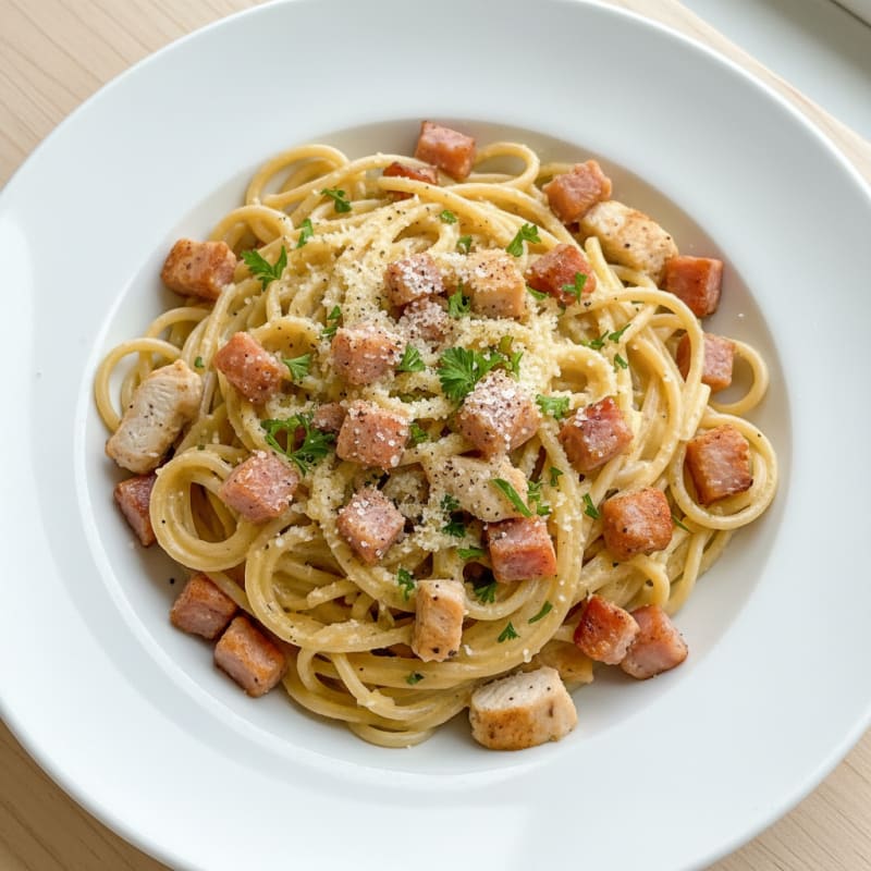 Creamy Pancetta Carbonara with Silky Egg