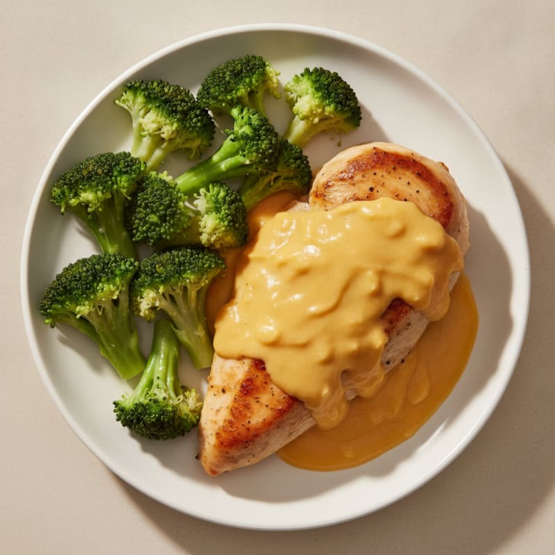 Chicken with Creamy Cheese Sauce