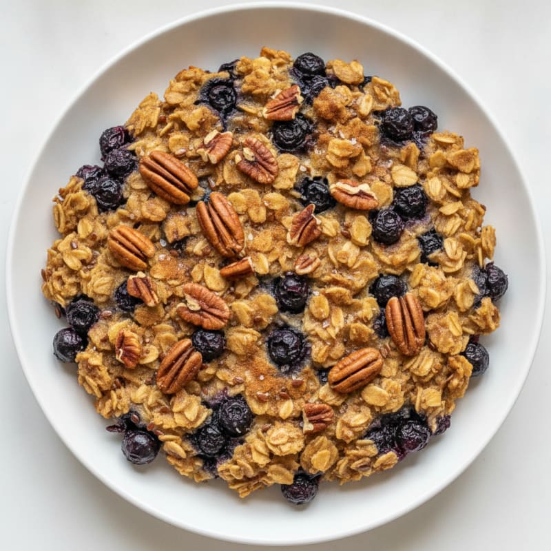 Baked Berry Pecan Oatmeal