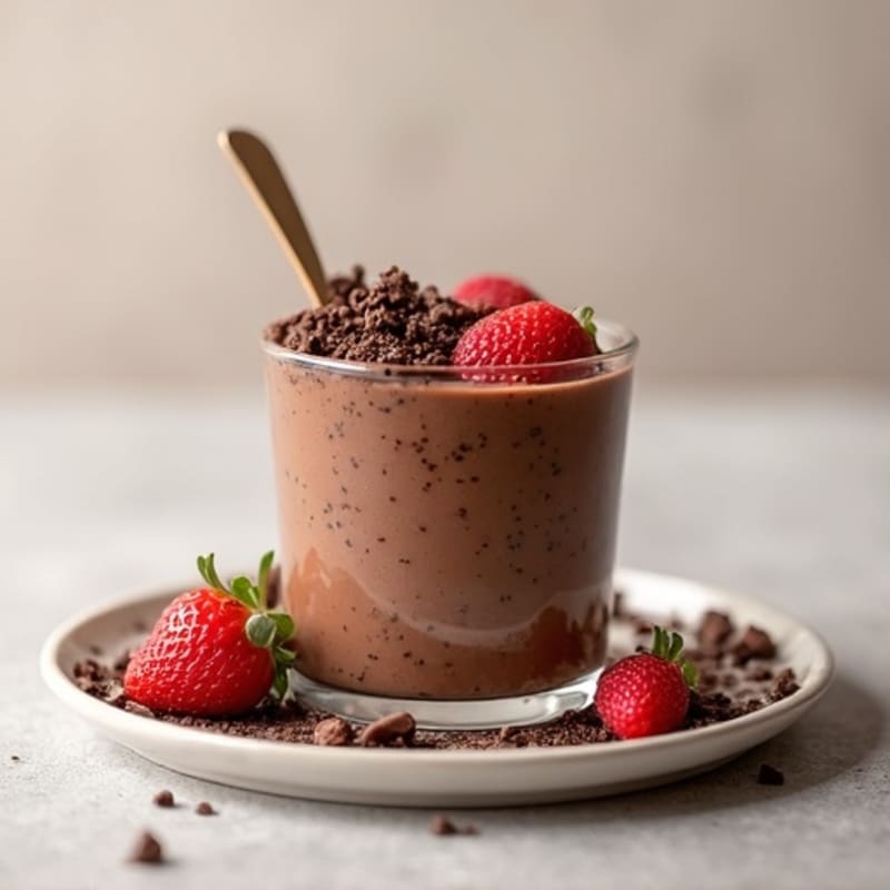 Chocolate Protein Chia Pudding