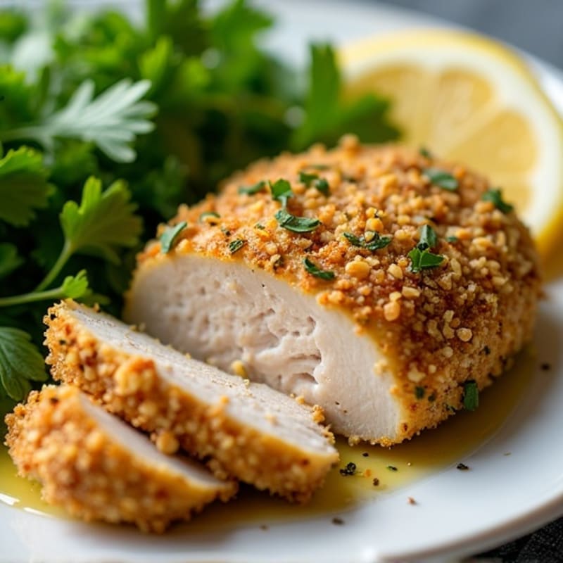 Herb-Crusted Pan Seared Chicken Breast