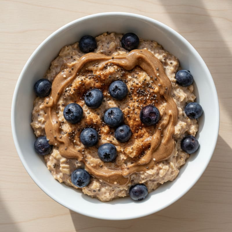 Blueberry Almond Overnight Oats