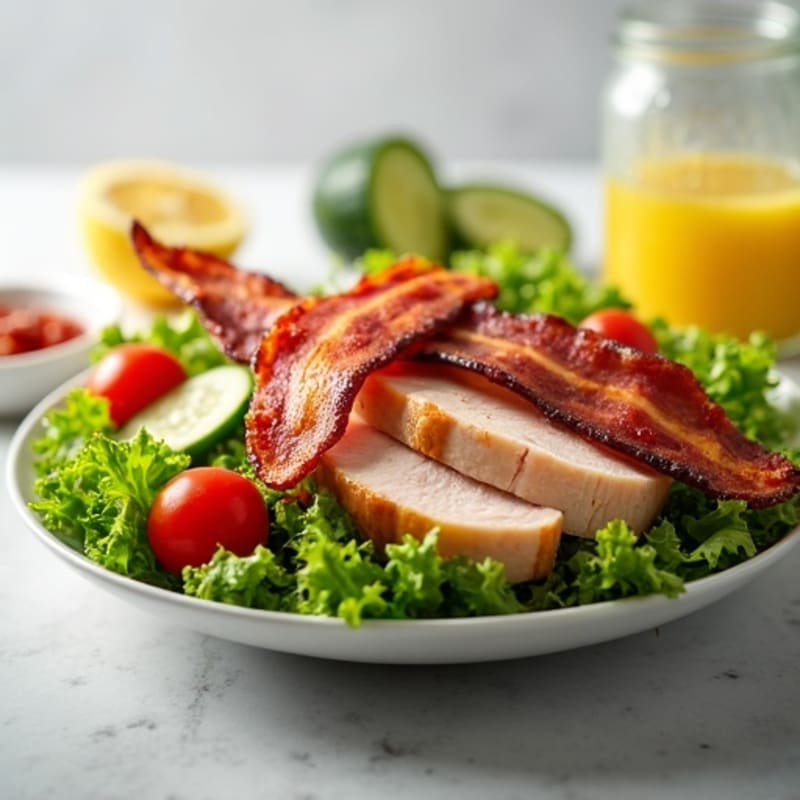 Lean Turkey and Crispy Bacon Club Salad