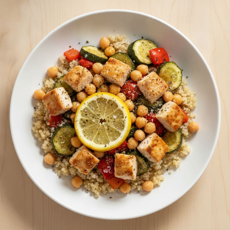 Quinoa Power Bowl with Roasted Vegetables