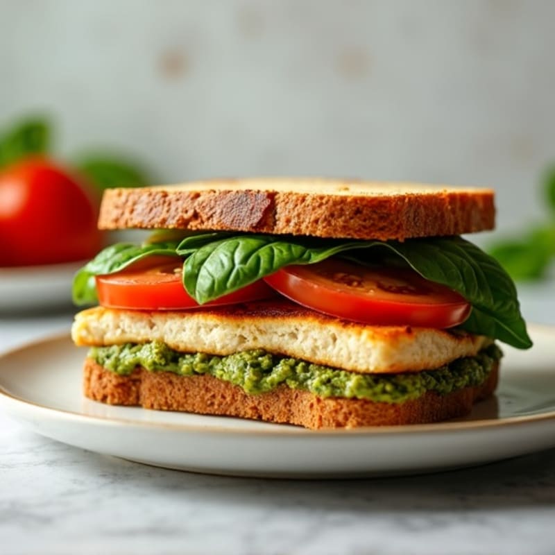 Fresh Pesto Chicken Sandwich