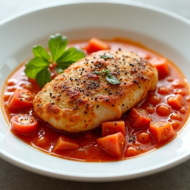 Spiced Chicken with Creamy Tomato Sauce