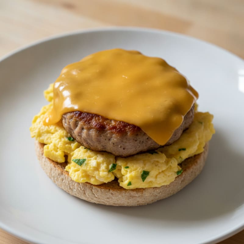 Sausage Egg and Cheese Muffin