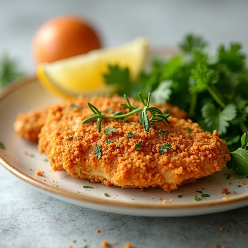 Crispy Baked Buttermilk Chicken with Herbs