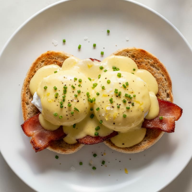 Classic Eggs Benedict with Hollandaise