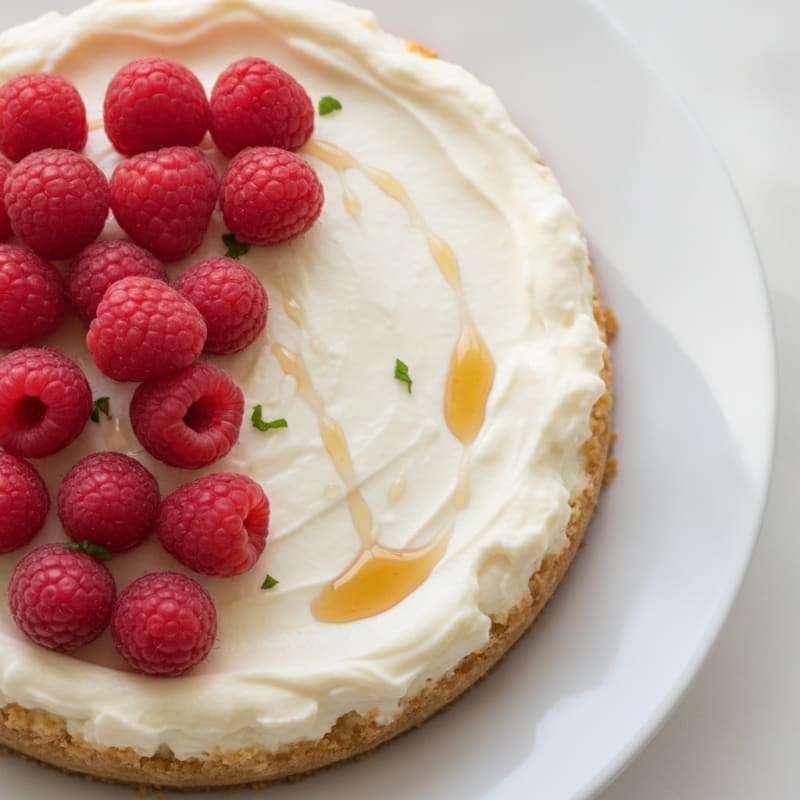 Creamy Greek Yogurt Protein Cheesecake