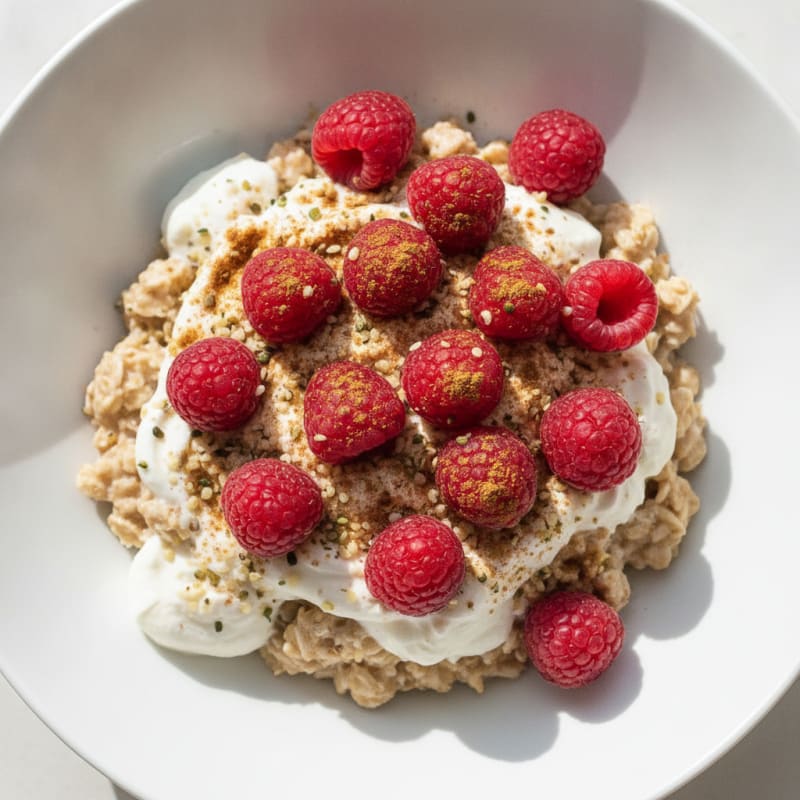 Sweet Protein Yogurt Oat Bowl