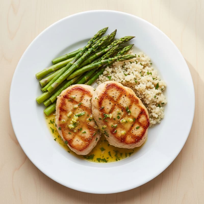 Pan-Seared Turkey Cutlets with Lemon-Herb Sauce