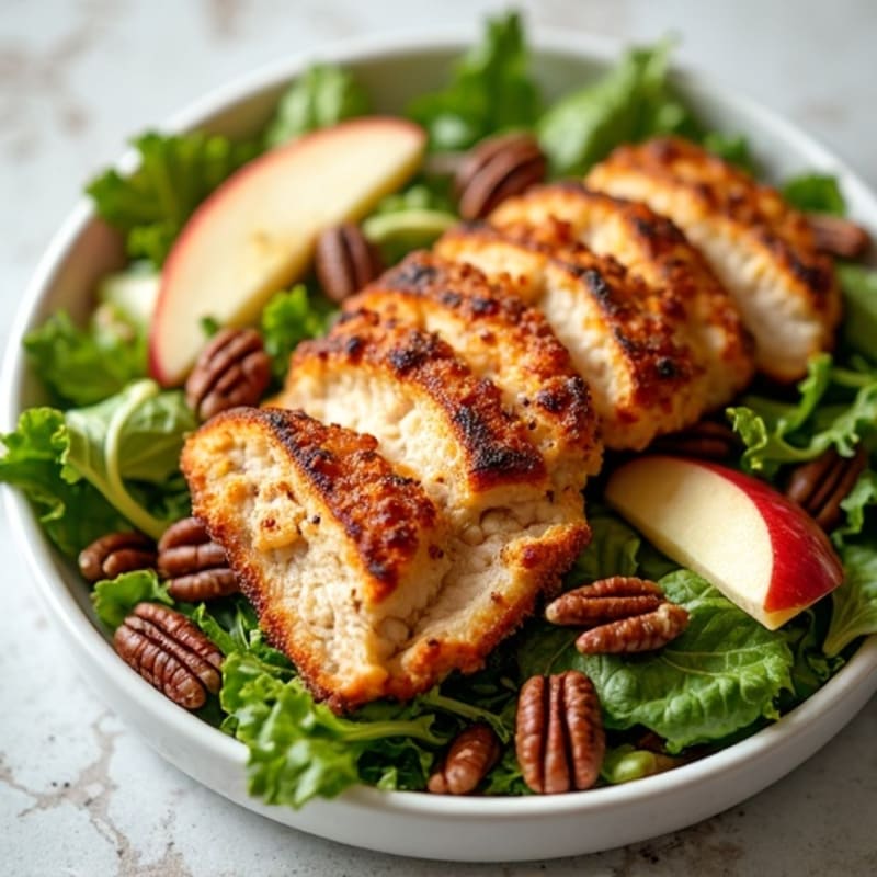 Crispy Chicken Apple Pecan Salad