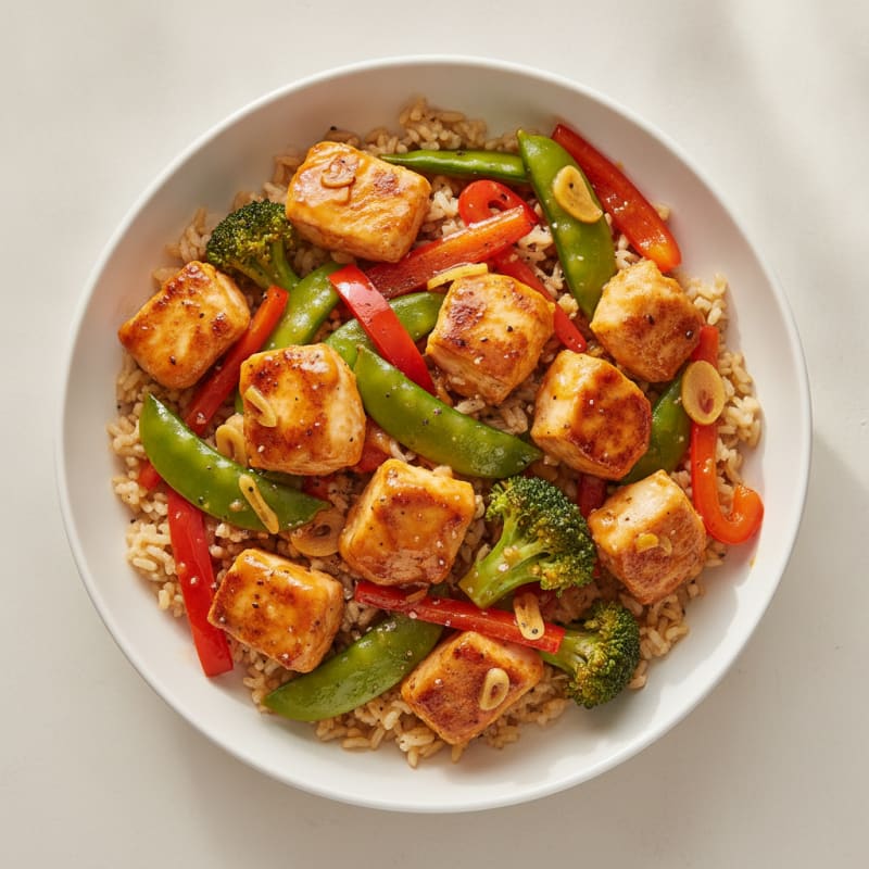 Orange Glazed Chicken Stir-Fry