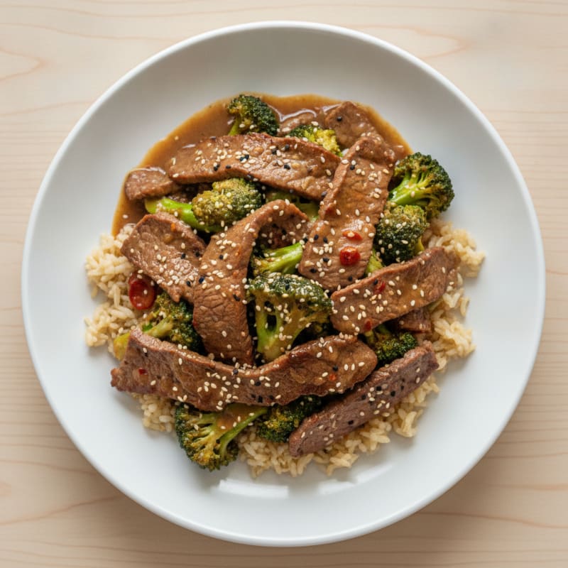 Sesame Beef & Broccoli Stir-Fry