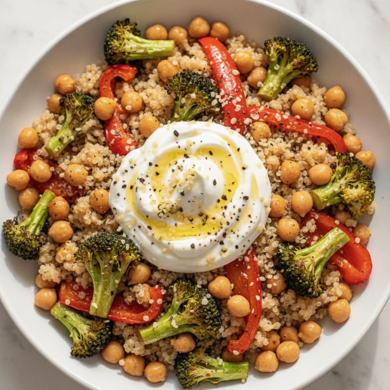 Hearty Roasted Vegetable Medley with Quinoa