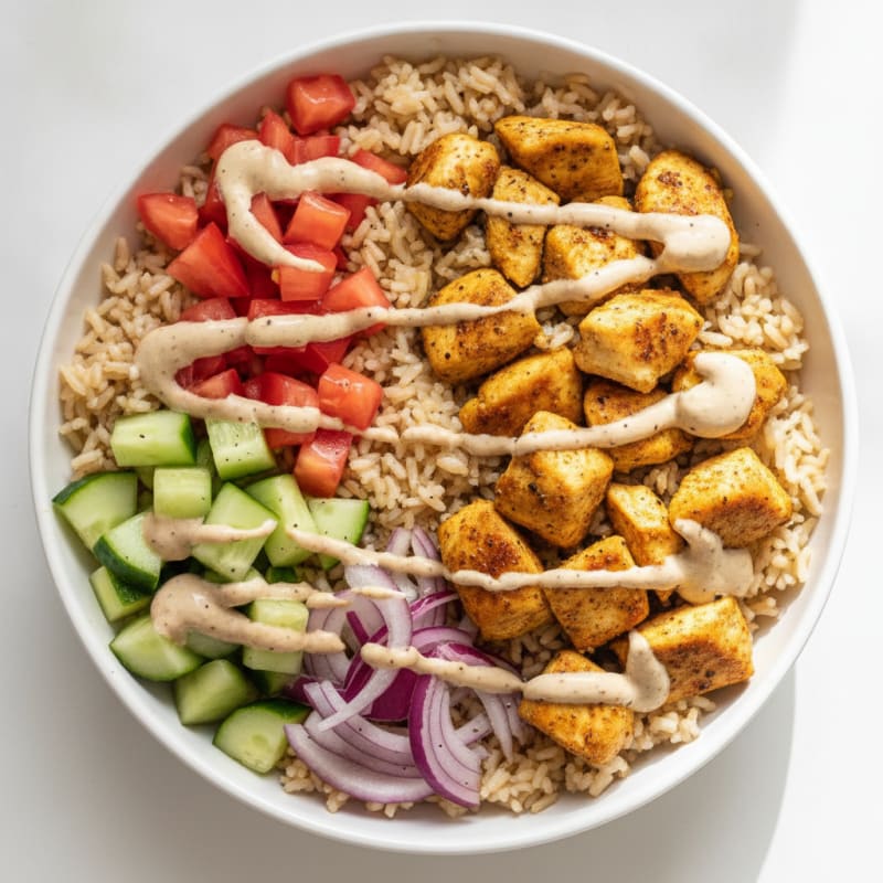 Chicken Shawarma Rice Bowl