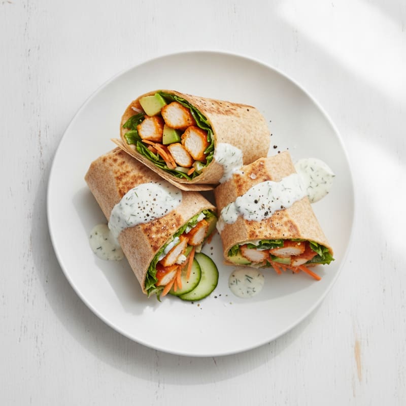 Buffalo Ranch Chicken Wrap