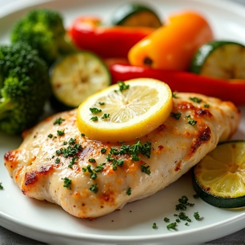 Sheet Pan Lemon Herb Chicken with Roasted Vegetables