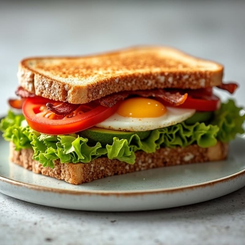 Crispy Bacon and Creamy Avocado BLT