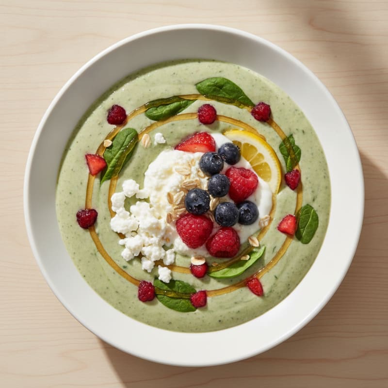 Spinach Lemon Berry Smoothie