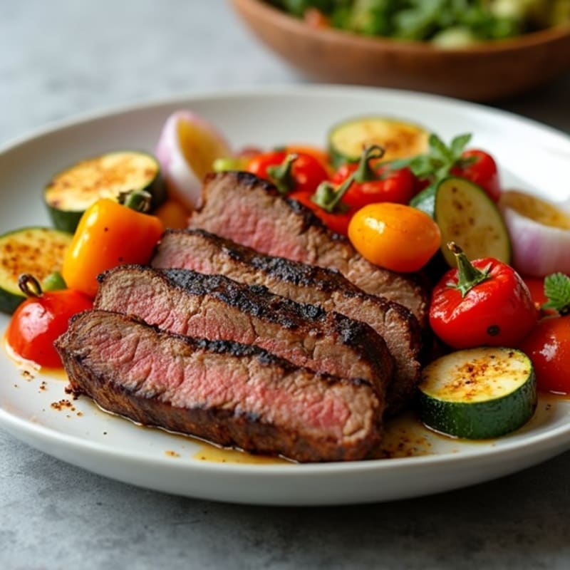 Tender Smoky Brisket with Roasted Vegetables