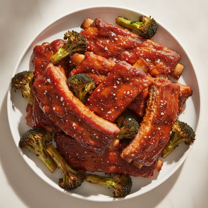 Sticky BBQ Baby Back Ribs