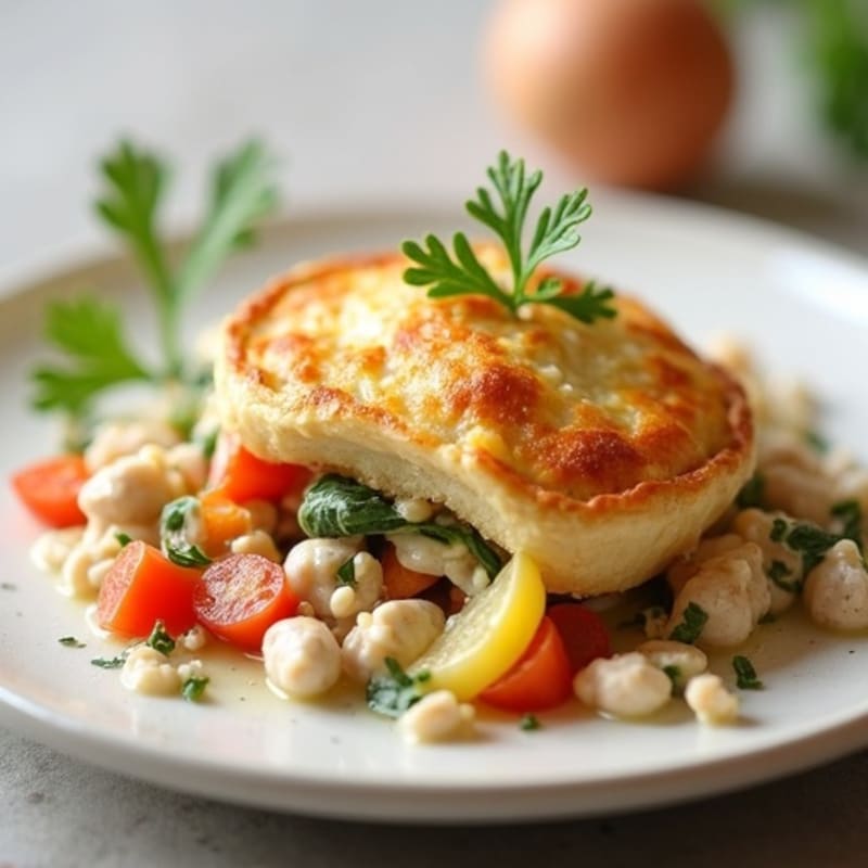 Healthy Creamy Turkey Pot Pie