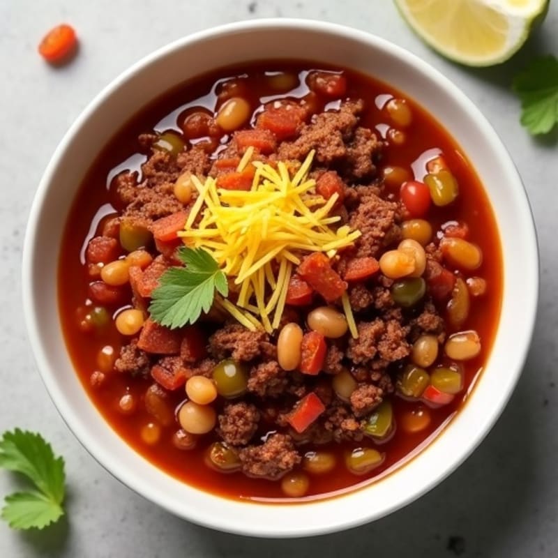 Hearty Slow Cooker Lean Beef Chili