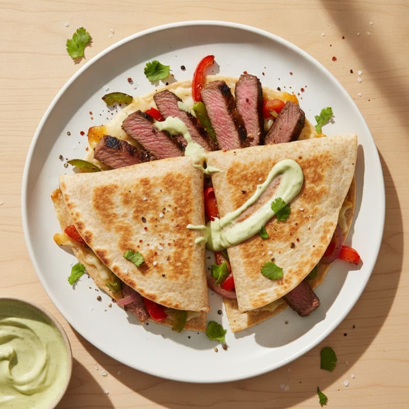 Pan-Seared Steak Quesadillas