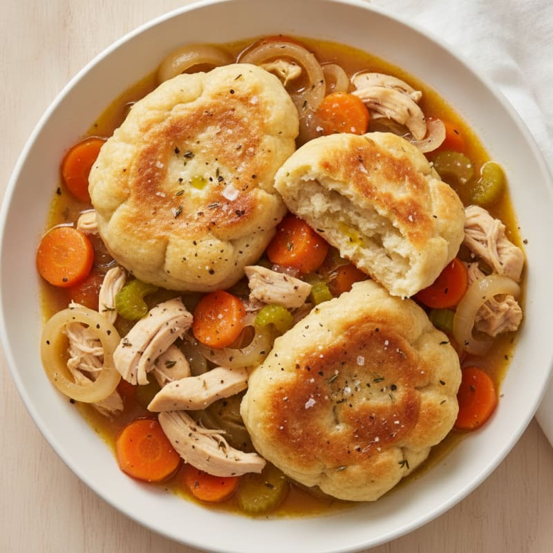 Homestyle Chicken and Herb Dumplings