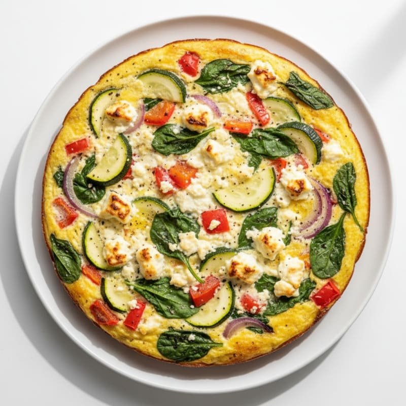 Creamy Garden Vegetable Egg Bake