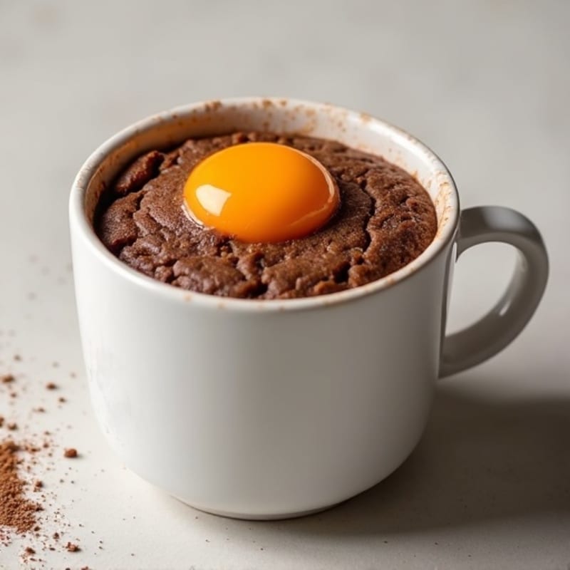 Flourless Almond Butter Chocolate Mug Cake