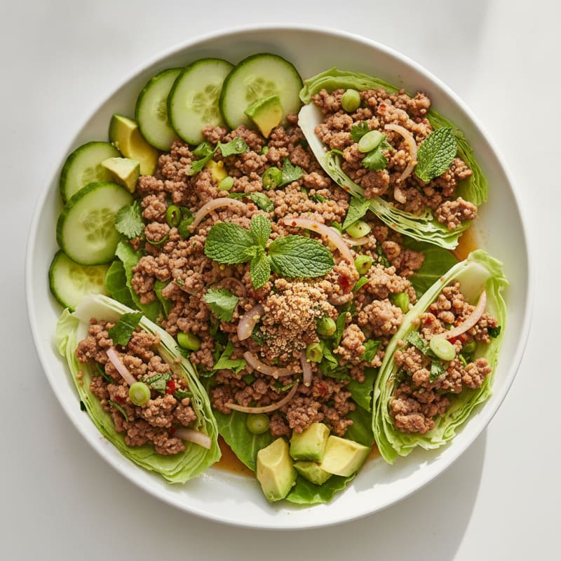 Lao Beef Larb Salad