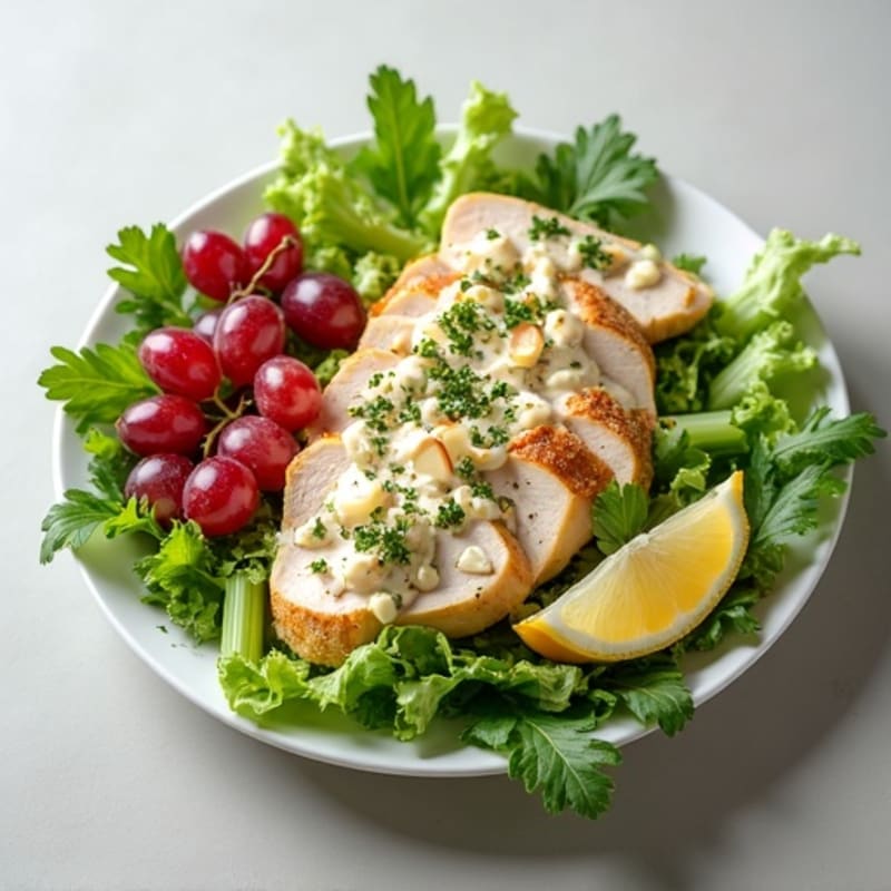 Creamy Lemon Herb Chicken Salad