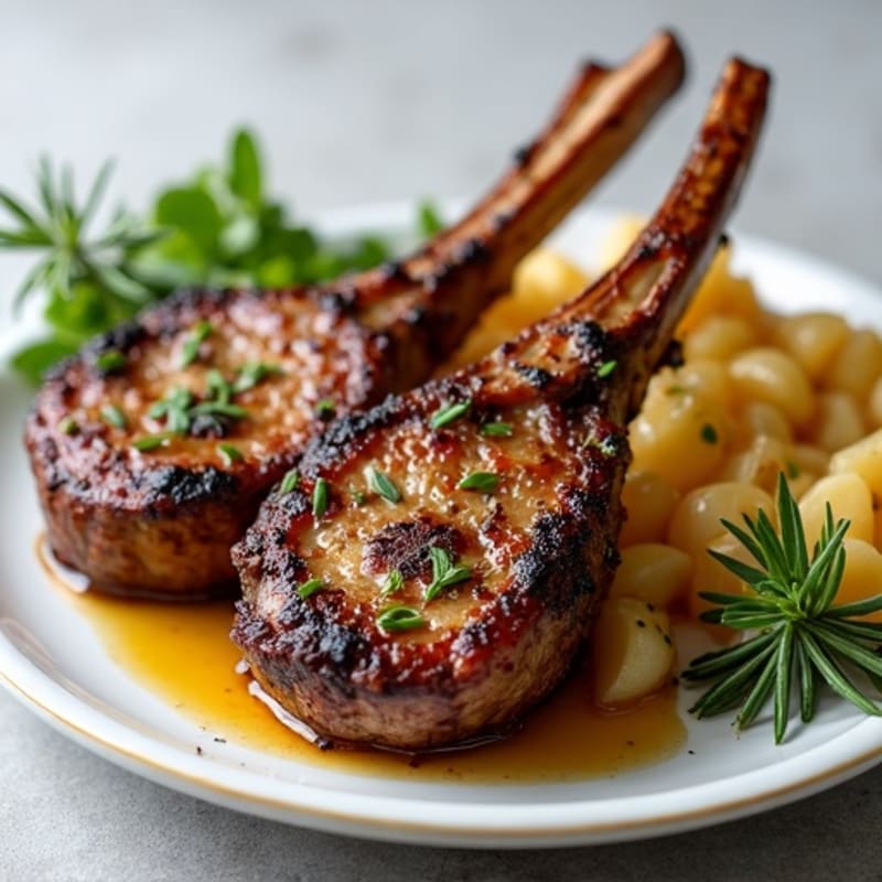 Rosemary-Garlic Grilled Lamb Chops