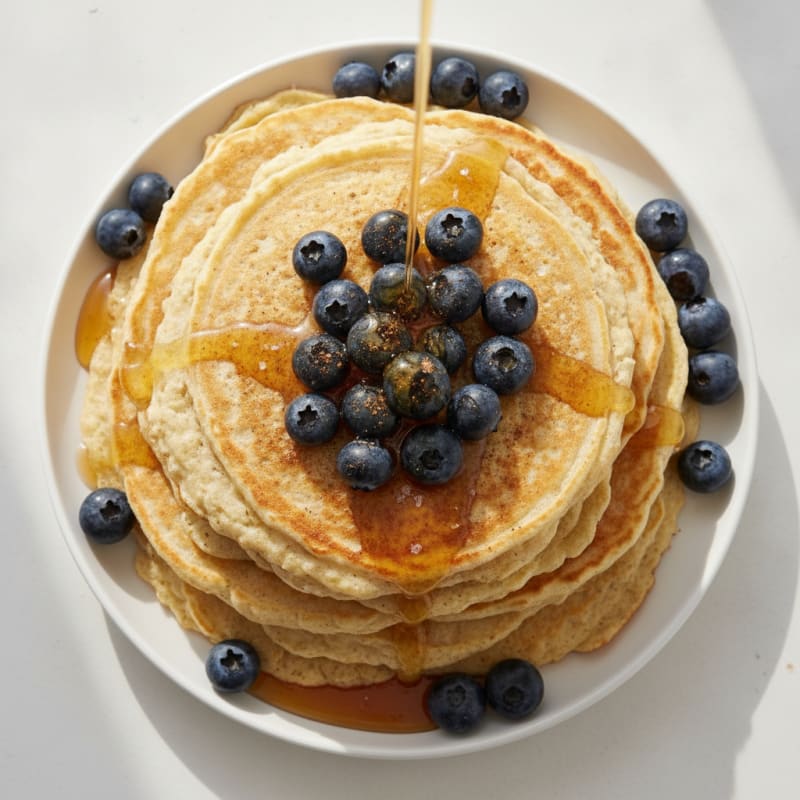 Fluffy Egg White Protein Pancakes