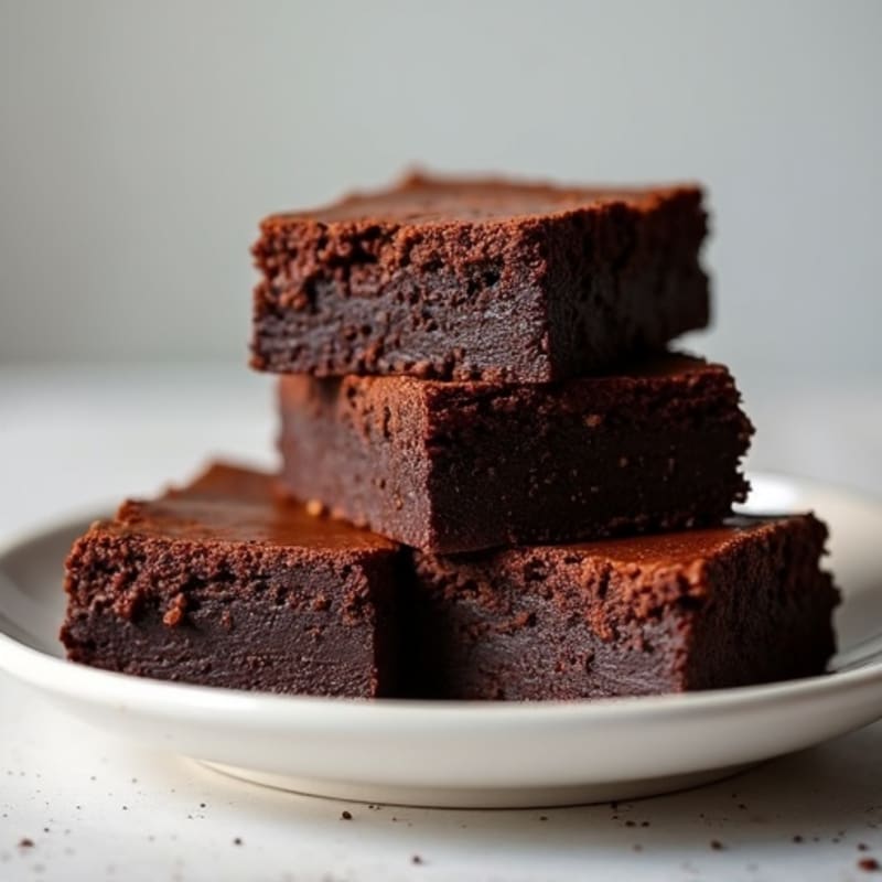 Protein-Rich Dark Chocolate Sweet Potato Brownies
