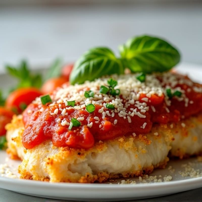 Crispy Baked Chicken Parmesan with Fresh Herbs