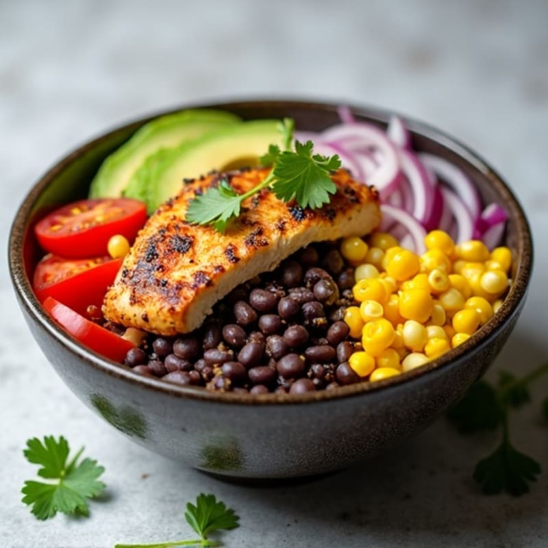 Fresh Black Bean Burrito Bowl