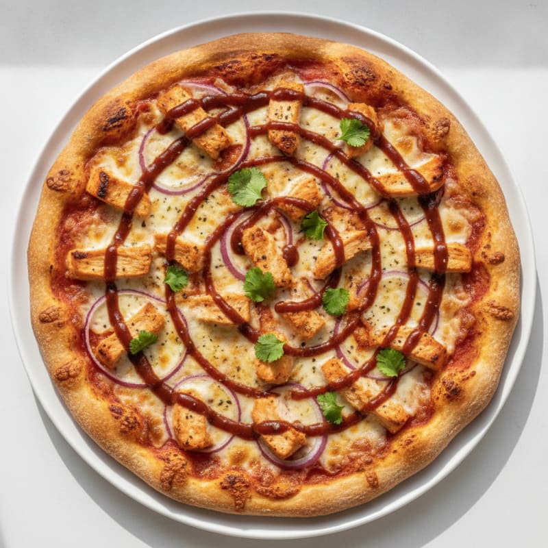 High-Protein BBQ Chicken Pizza