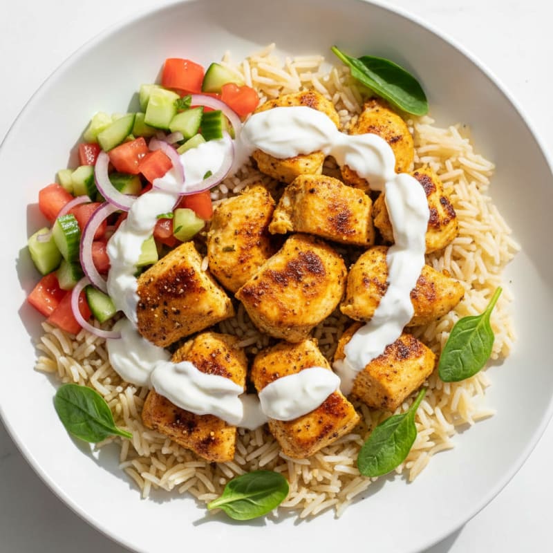 Chicken Shawarma Rice Bowl