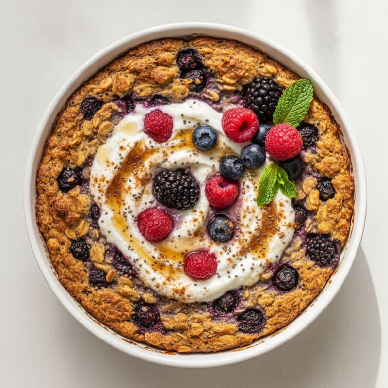 Baked Berry Oatmeal