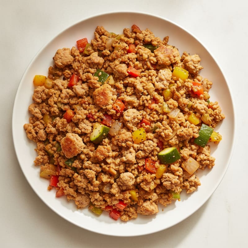 Turkey & Vegetable Cauliflower Rice Skillet