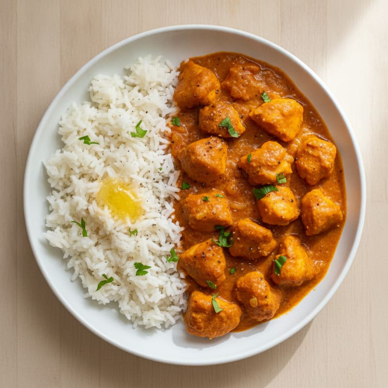 Spiced Butter Chicken with Basmati Rice