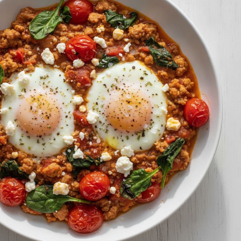 Baked Eggs with Roasted Tomatoes